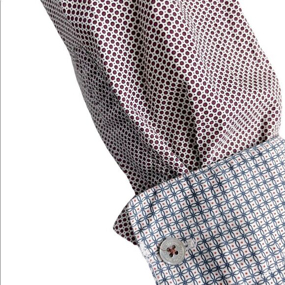 Men’s Long Sleeved Ted Baker Dress Shirt Medium - Picture 10 of 12